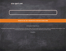 Tablet Screenshot of cico-sport.com